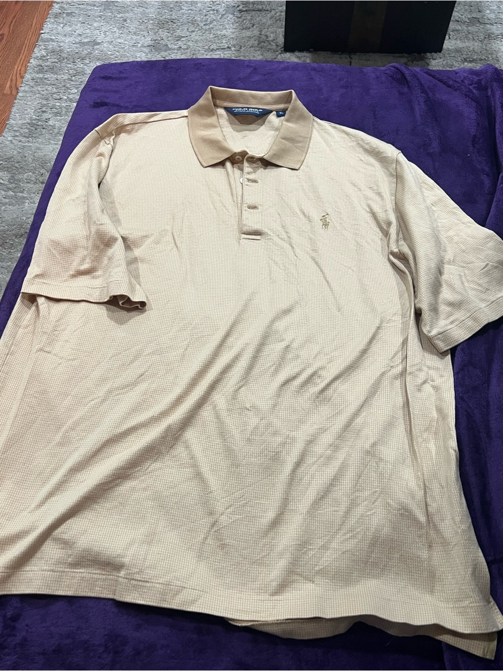 Polo by Ralph Lauren Beige Short-Sleeve Polo Shirt